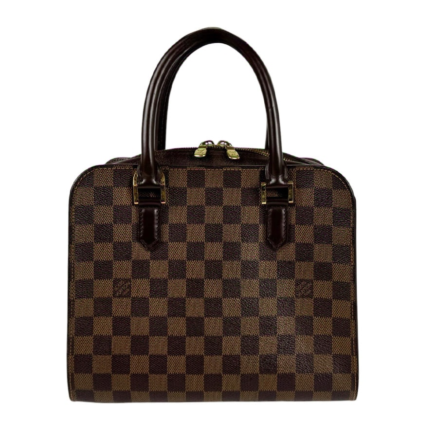 ルイ ヴィトン LOUIS VUITTON ハンドバッグ ダミエ トリアナ ダミエキャンバス エベヌ レディース N51155【中古】 z11259