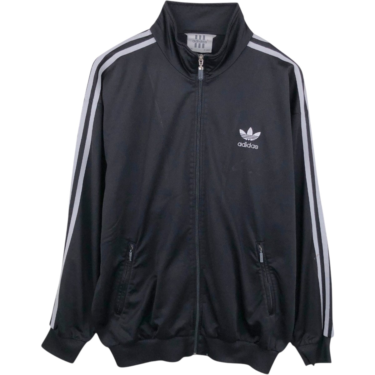 古着 80~90年代 アディダス adidas トレフォイルロゴ ジャージ トラックジャケット メンズM相当 ヴィンテージ/eaa672289