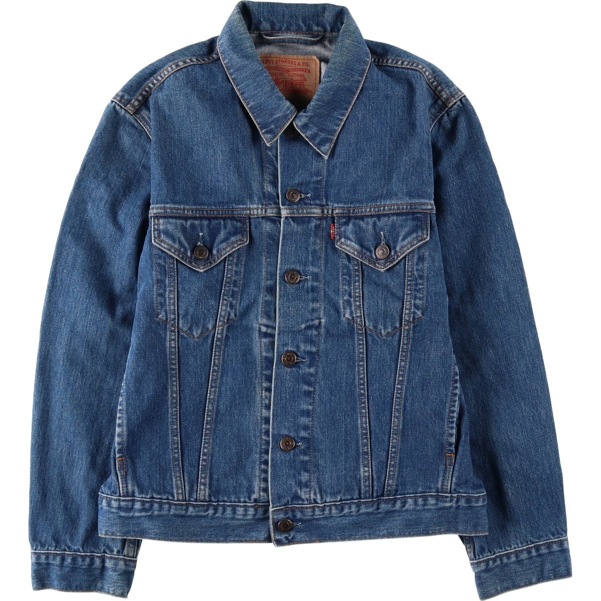 古着 00年代 リーバイス Levi's 70550-0414 ユーロモデル デニムジャケット Gジャン メンズS相当/eaa634771