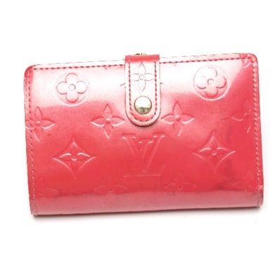 ルイヴィトン LOUIS VUITTON カード用ポケット付 M9141F ヴェルニ がま口財布 二つ折り財布