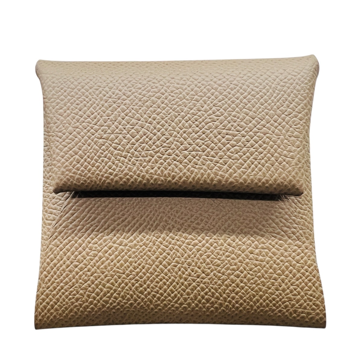 HERMES 未使用品 エルメス バスティア ヴォーエプソン エトゥープ コインケース U刻印 2022年製造 レザー ベージュ 箱付き プレゼント ギフト 展示品 極美品 Sランク 中古 鑑定済 エルメスコインケース