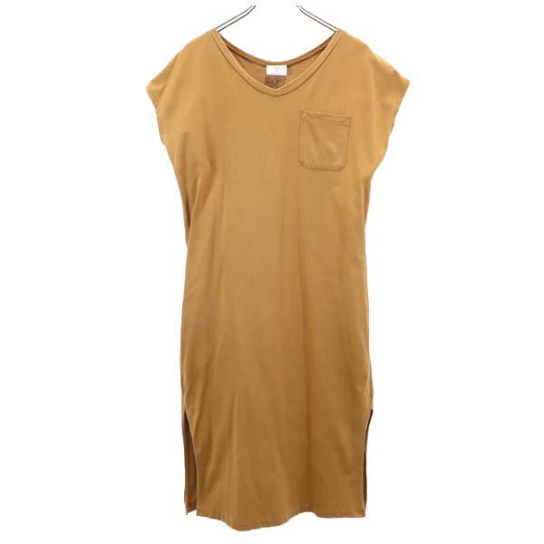 CONVERSE ノースリーブ Vネック フレンチスリーブ ワンピース