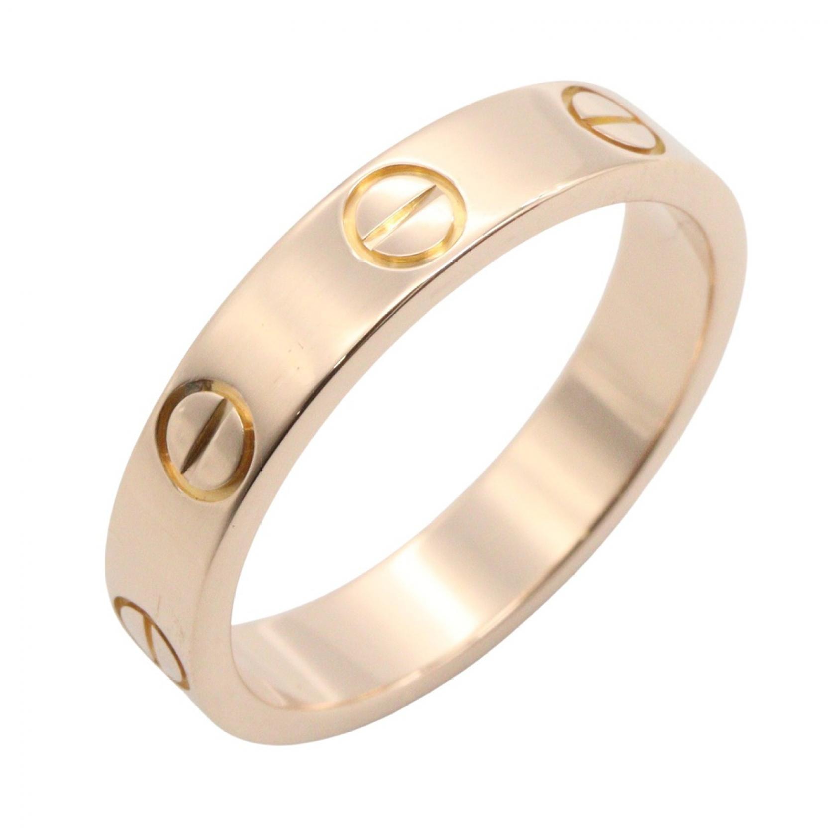カルティエ CARTIER ミニラブリング リング・指輪 ジュエリー K18PG(ピンクゴールド) メンズ レディース ゴールド系 【中古】