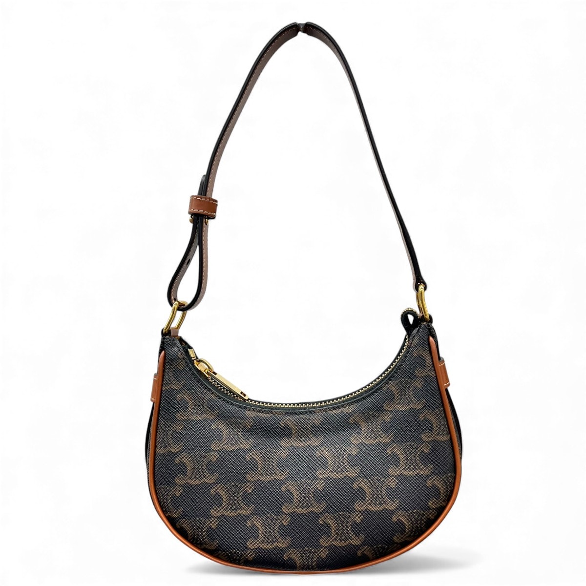 CELINE Mini AVA in Triomphe Canvas and Calfskin "Tan"