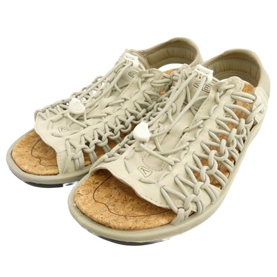 KEEN キーン 1028573 Uneek 2 OT Plazatope ユニーク2 OT プラザトープ サンダル ベージュ系 27cm【中古】