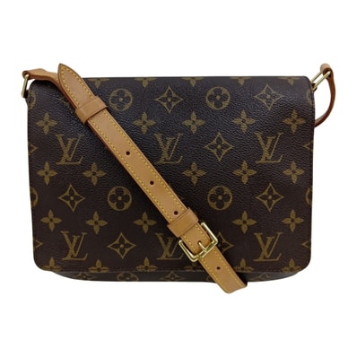 LOUIS VUITTON ルイヴィトン モノグラム ミュゼット・タンゴ ショルダーバッグ M51257 ブラウン