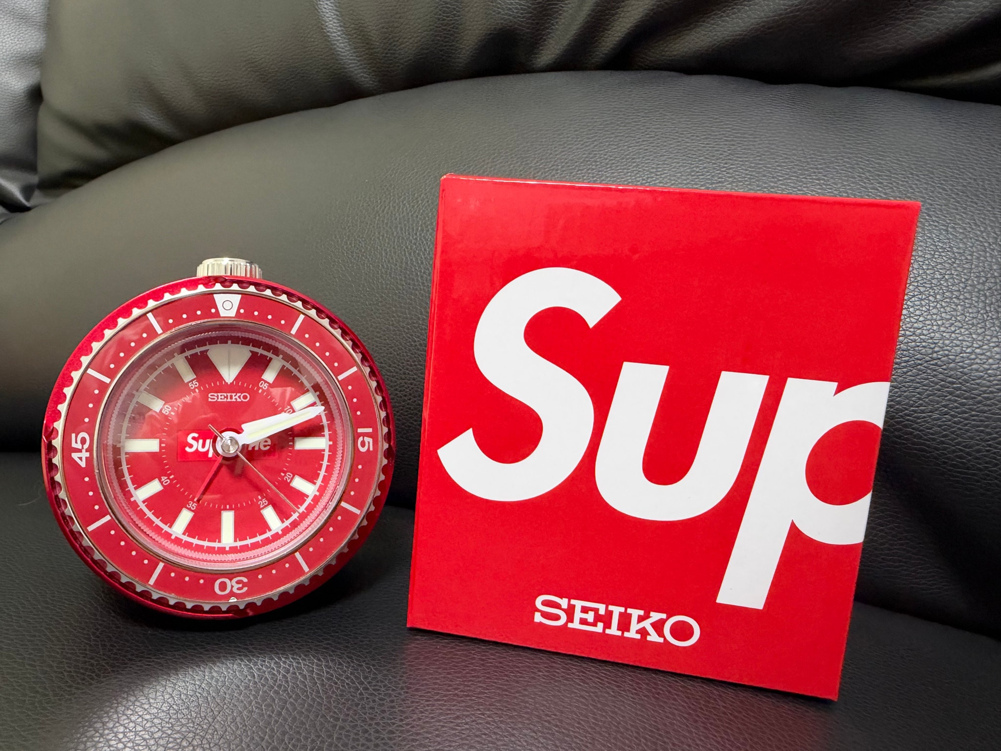 Supreme x Seiko Mai Alarm Clock "Red"