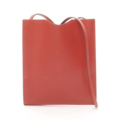 エルメス HERMES オメニトゥ ブリック ショルダーバッグ バッグ カーフ(牛革) ボックスカーフ ブリック レディース ブラウン系 【中古】