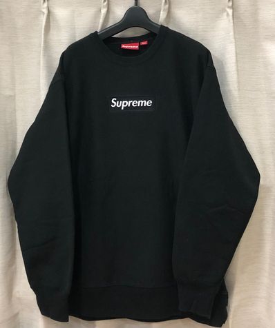 SUPREME ボックスロゴ スウェットシャツ ブラック