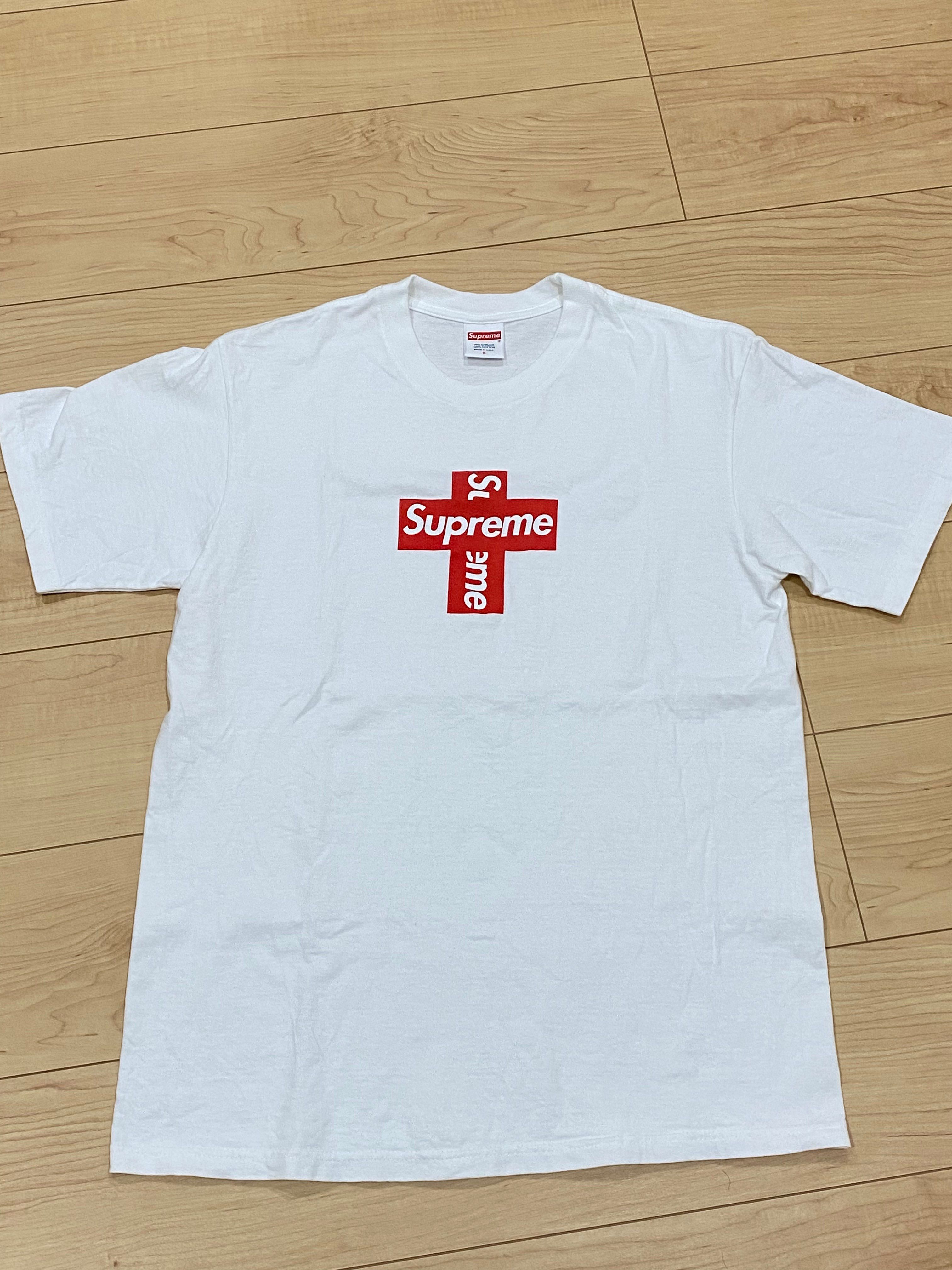 Supreme Cross Box Logo Tee "White"