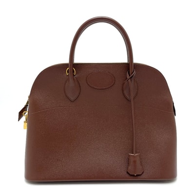 エルメス HERMES ボリード35 カバン 2WAY ハンドバッグ レザー □C刻 ブラウン