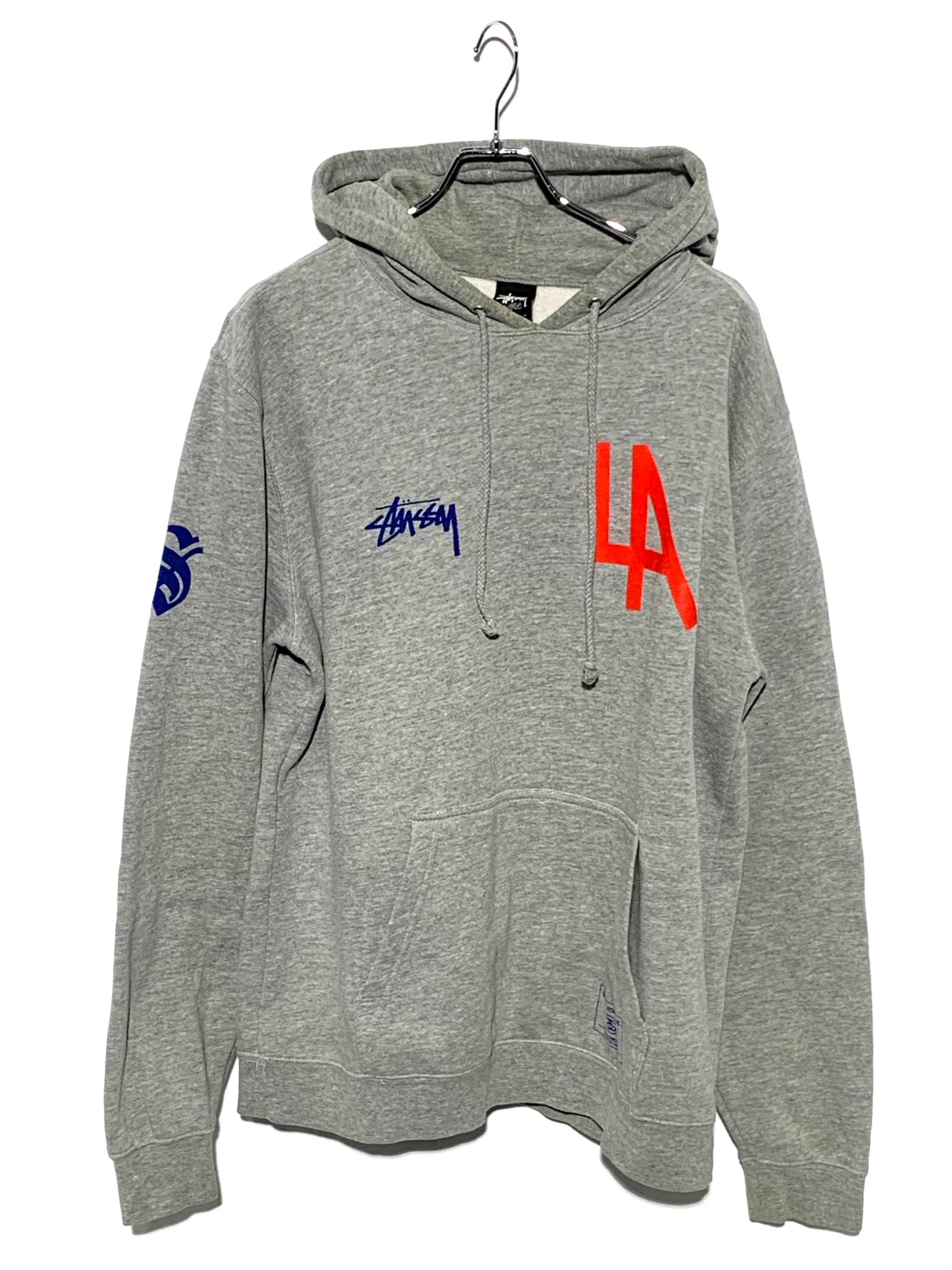 STUSSY 80 BACKPRINT HOODIE Grey