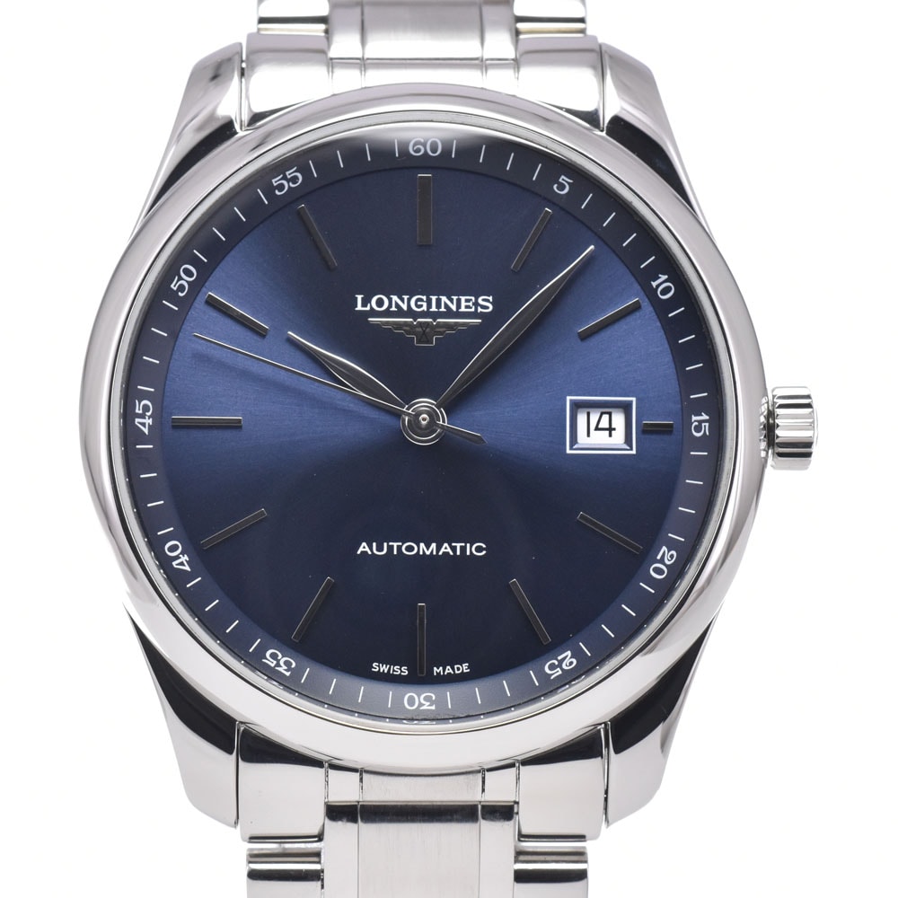 ロンジン LONGINES L2.793.2 マスターコレクション デイト ブルー 自動巻き メンズ 美品 腕時計 B#149470