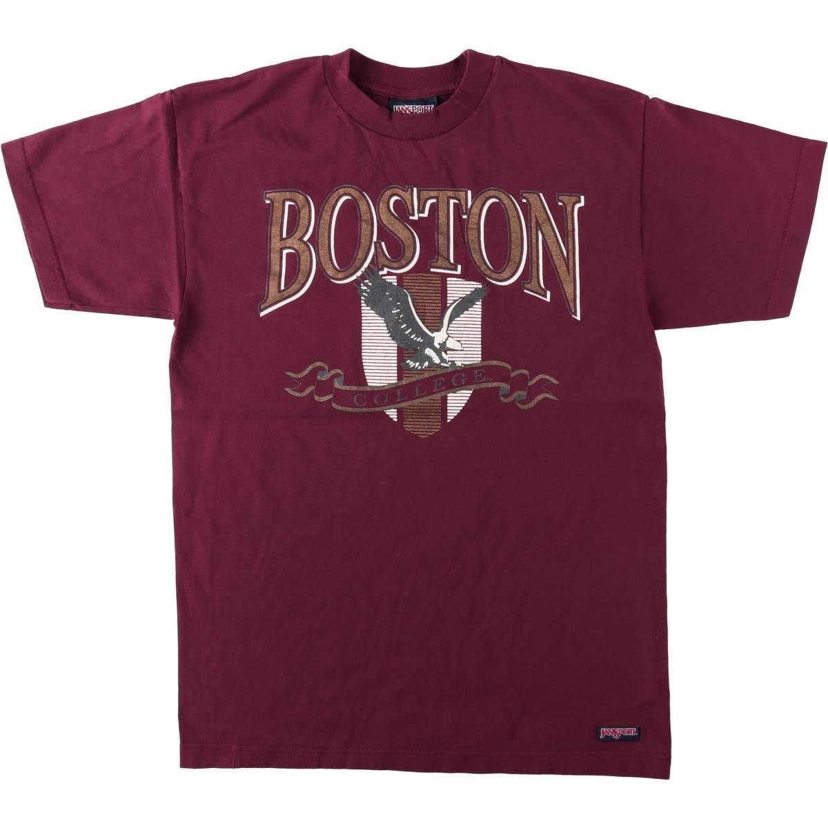 古着 ジャンスポーツ JANSPORT BOSTON ボストン大学 カレッジTシャツ USA製 メンズM相当/eaa646094