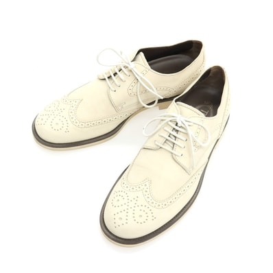 【中古】トッズ TOD'S ドレスシューズ ベージュ【サイズ6 1/2】【メンズ】