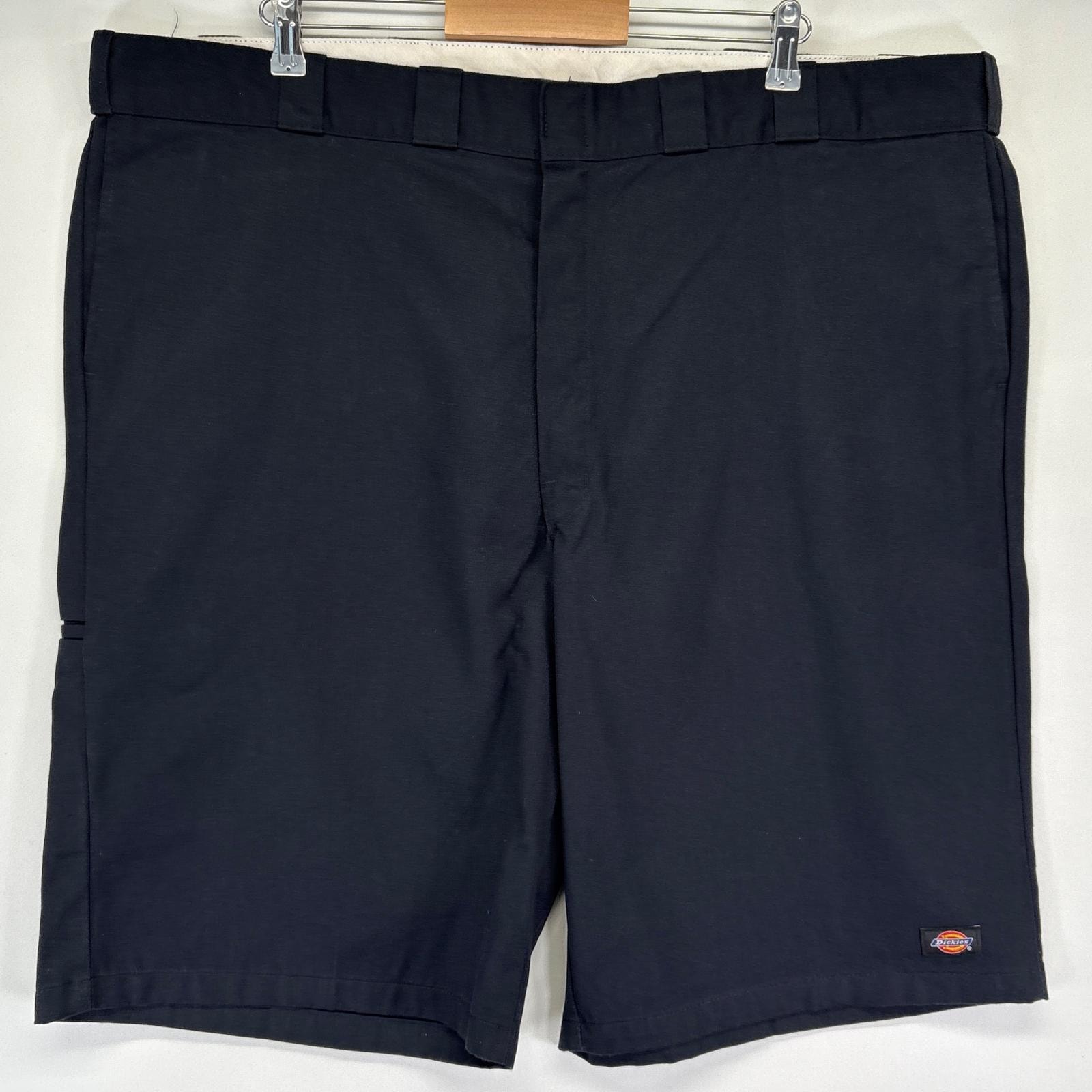 古着 ディッキーズ Dickies ショートパンツ ワーク 大きいサイズ ハーフ 半ズボン 短パン ワンポイントロゴ w48  ブラック メンズ