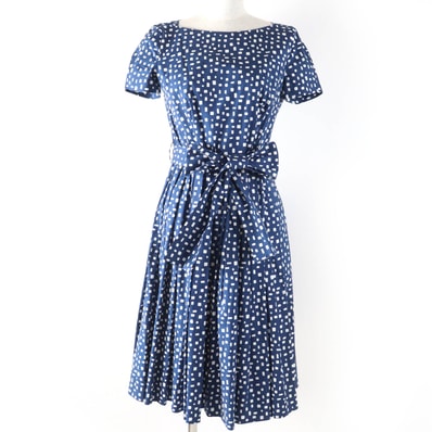 極美品 プラダ
ワンピース ネイビー レディース 40