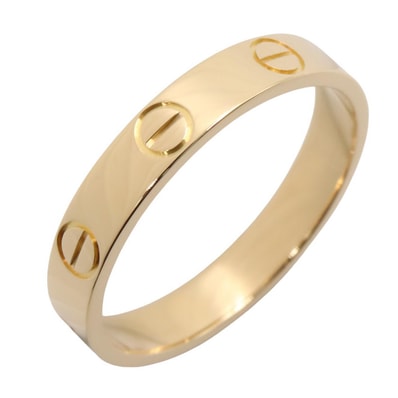 カルティエ CARTIER ミニラブリング リング・指輪 ジュエリー K18(イエローゴールド) レディース ゴールド系 B4085000 【中古】