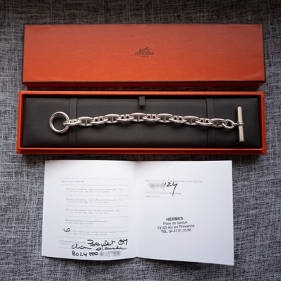 Hermes Chaine D'ancre GM Bracelet "Silver"
