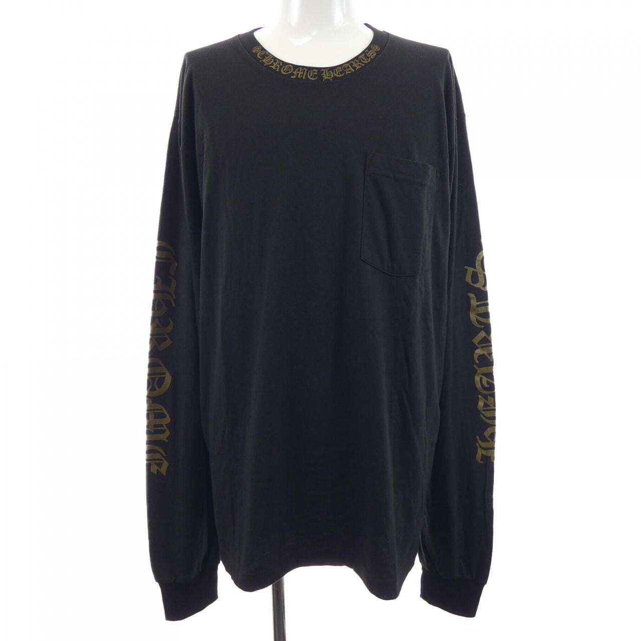 Chrome Hearts Army Green Neck Logo L/S T-Shirt "Black/Army Green"