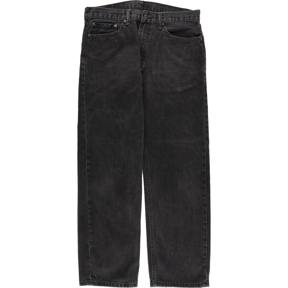 古着 リーバイス Levi's 505 ブラックデニム テーパードデニムパンツ メンズw35相当/eaa614689