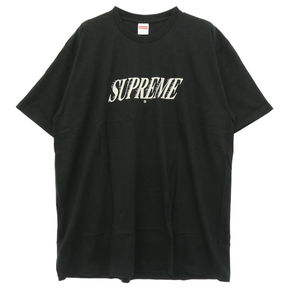 Supreme シュプリーム 22AW Slap Shot Tee スラップ ショット プリント 半袖 Tシャツ カットソー ブラック系 XL【極上美品】【中古】