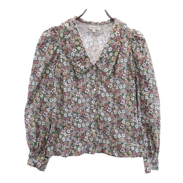 MOUSSY マウジー 総柄 長袖 シャツ 1 花