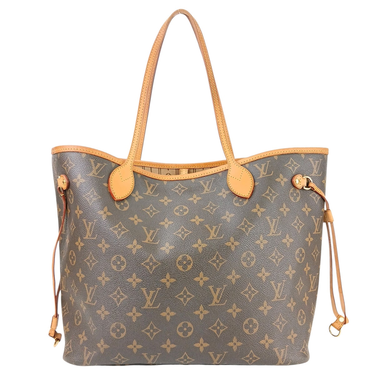 LOUIS VUITTON ルイ・ヴィトン ネヴァーフルMM ショルダーバッグ トートバッグ M40156 PVC モノグラム ブラウン レディース【中古】