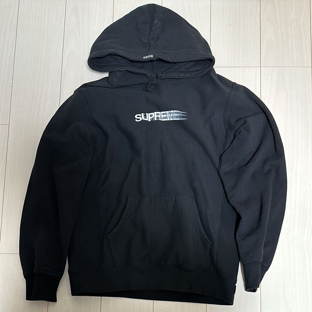 Supreme Motion Logo Hooded Sweatshirt "Black" (20SS)