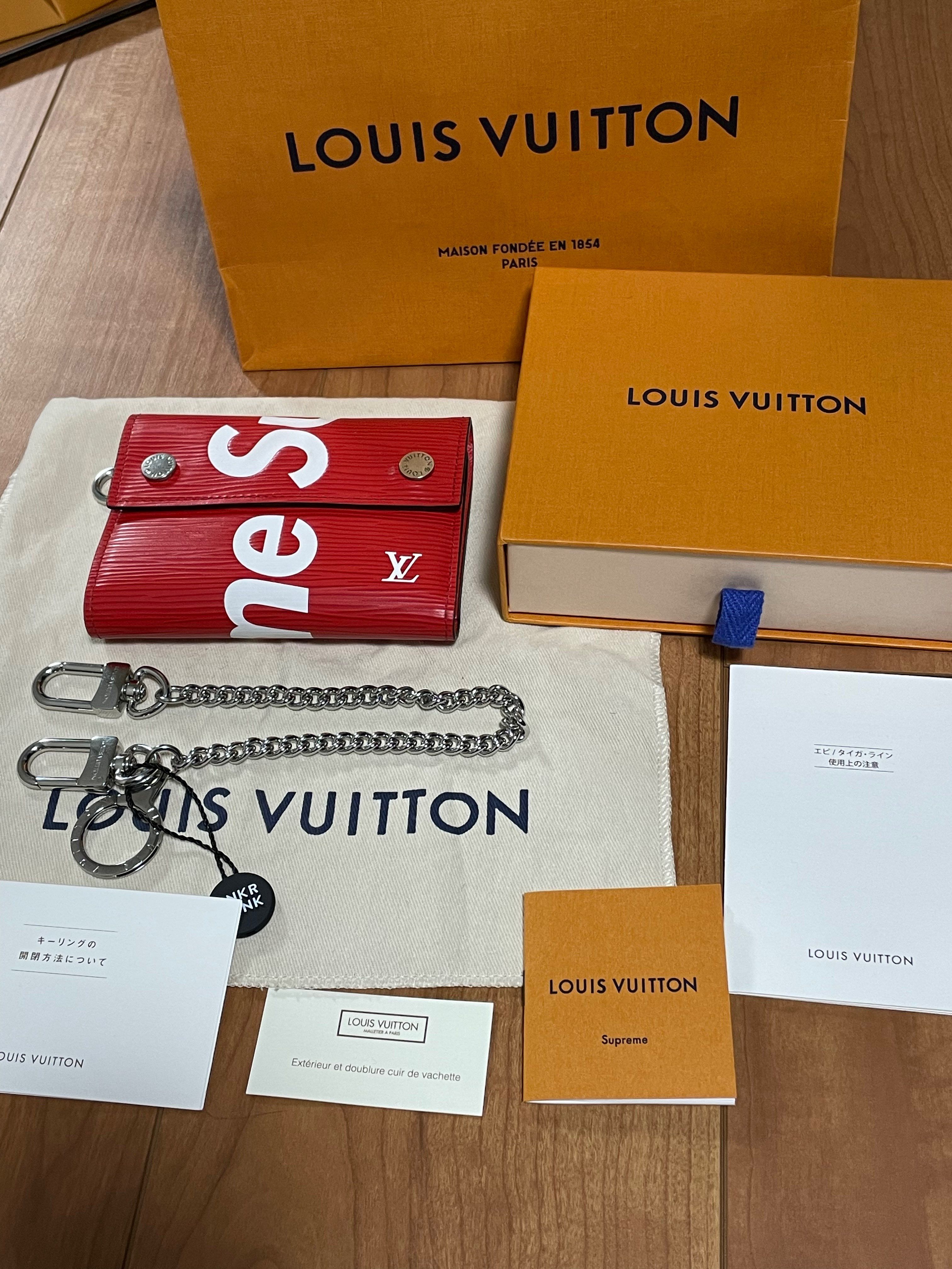 Louis Vuitton x Supreme Chain Wallet "Red"