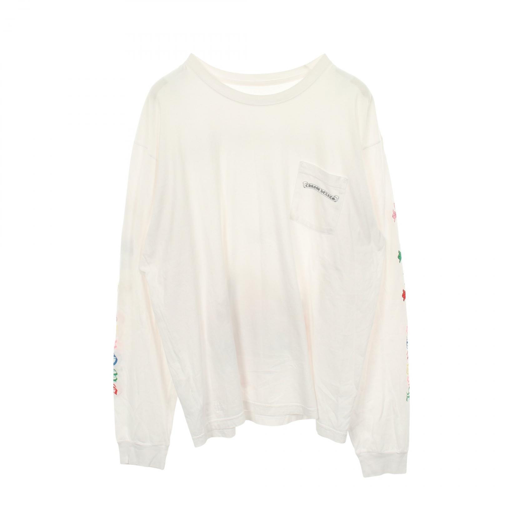 Chrome Hearts Cemetery Cross L/S T-Shirt "White/Multicolor"