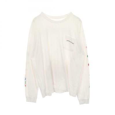 Chrome Hearts Cemetery Cross L/S T-Shirt "White/Multicolor"