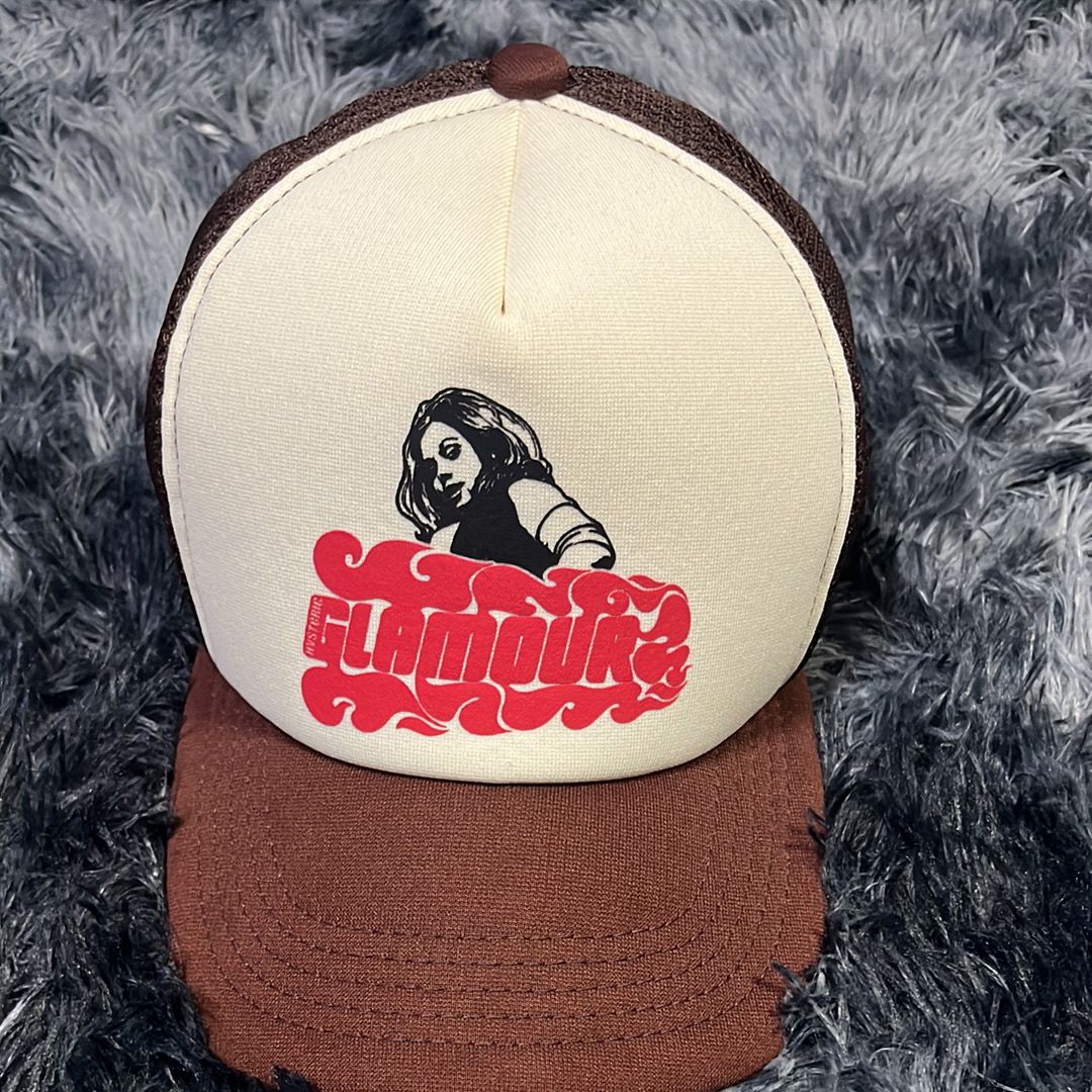 HYSTERIC GLAMOUR Vixen Girl Mesh Cap "Brown"