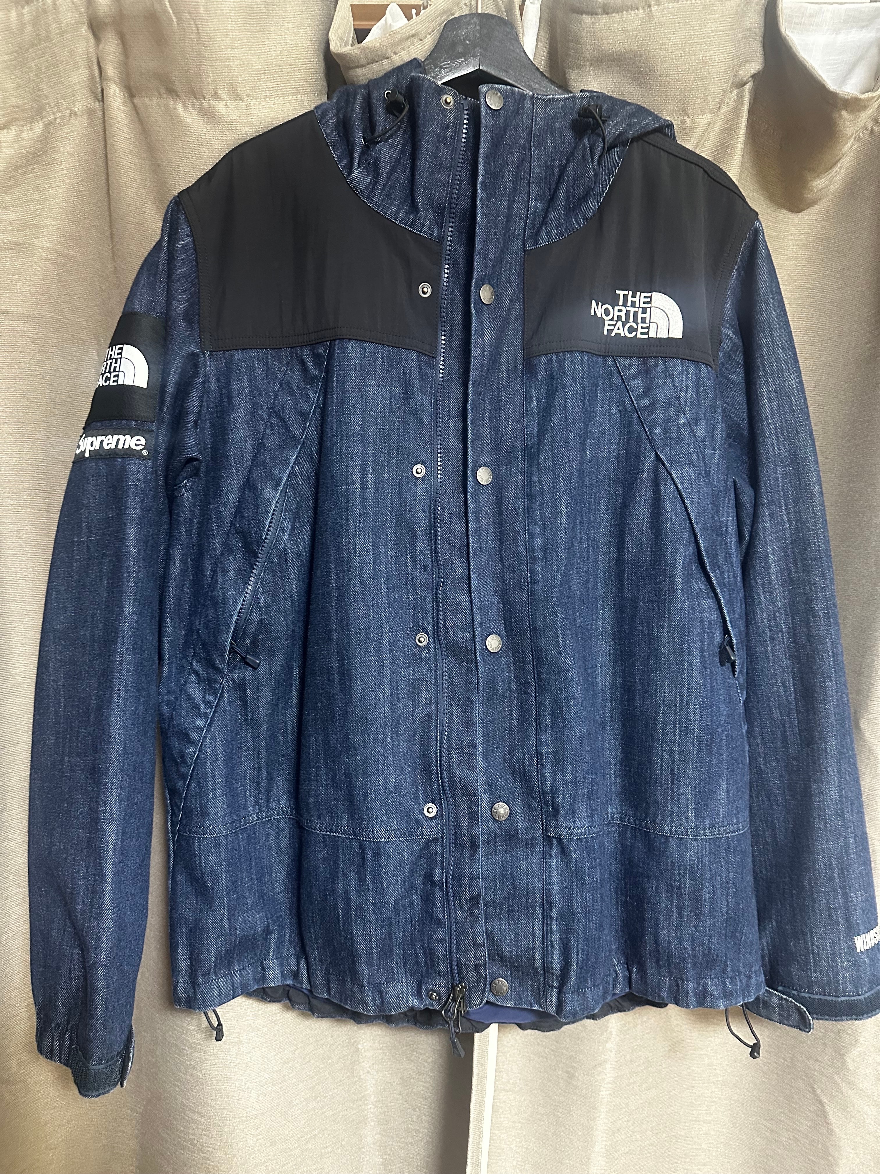 Supreme The North Face Denim Dot Shot Jacket "Denim"