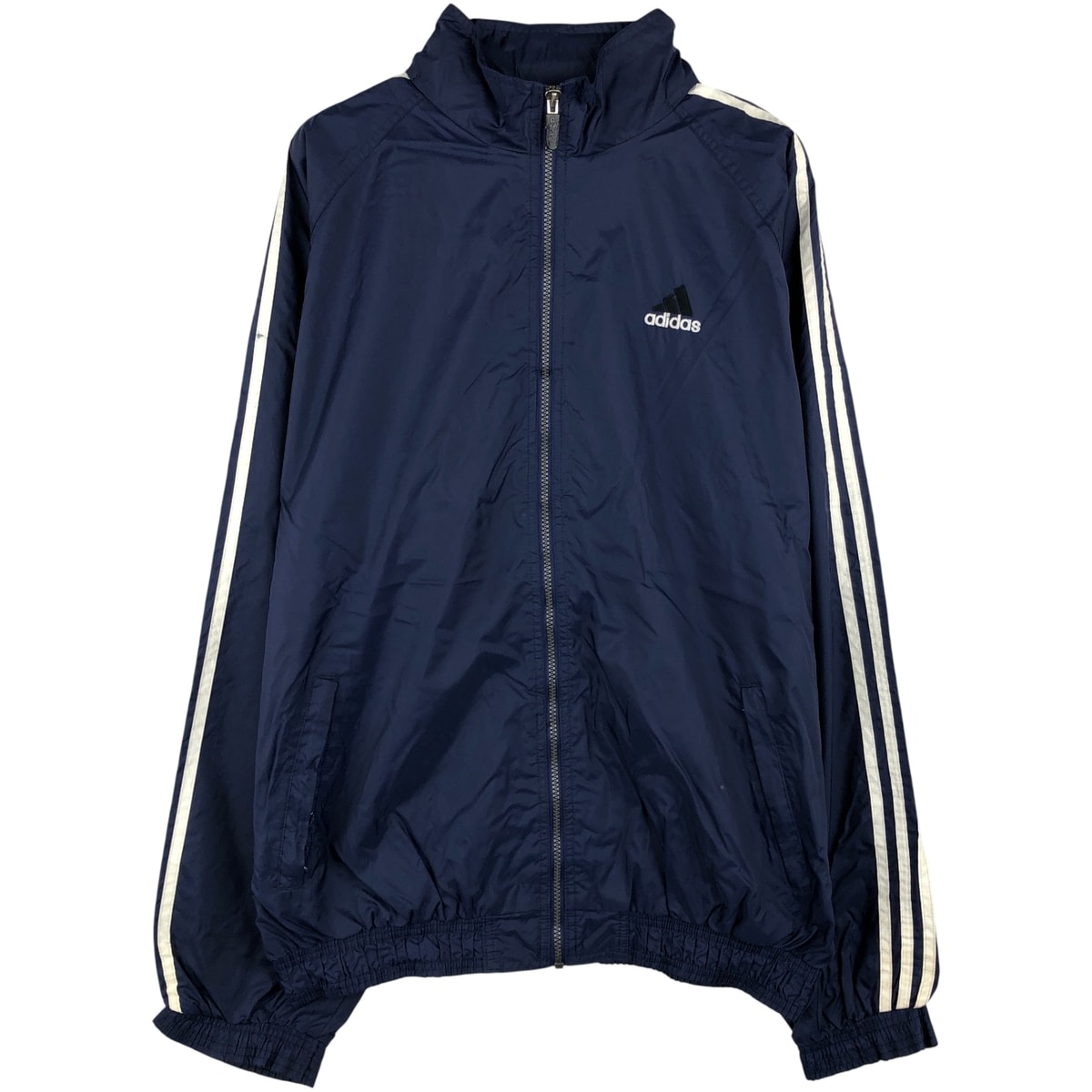 古着 90~00年代 アディダス adidas 3本ライン ナイロンジャケット メンズXL相当/eaa608571