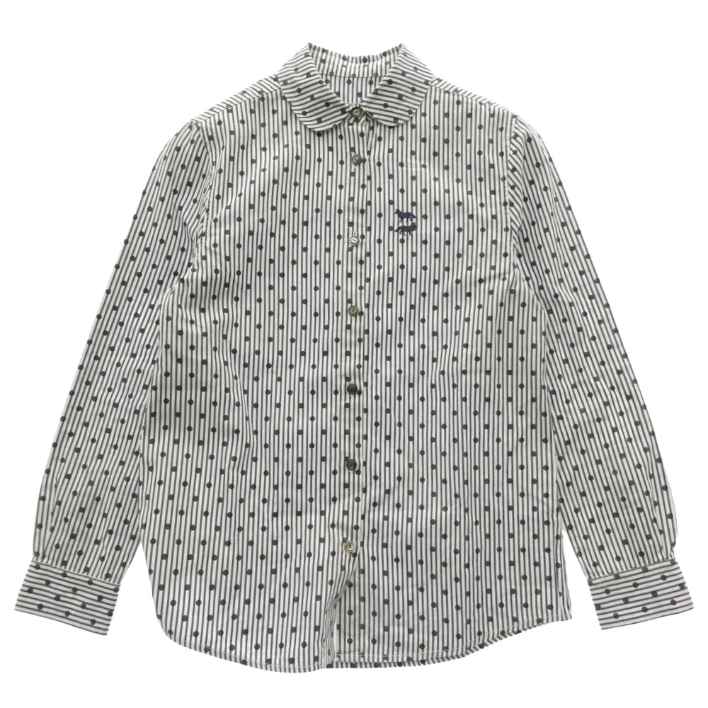 D (傷や汚れあり)】MAISON KITSUNE メゾンキツネ ブラウス DSMG限定