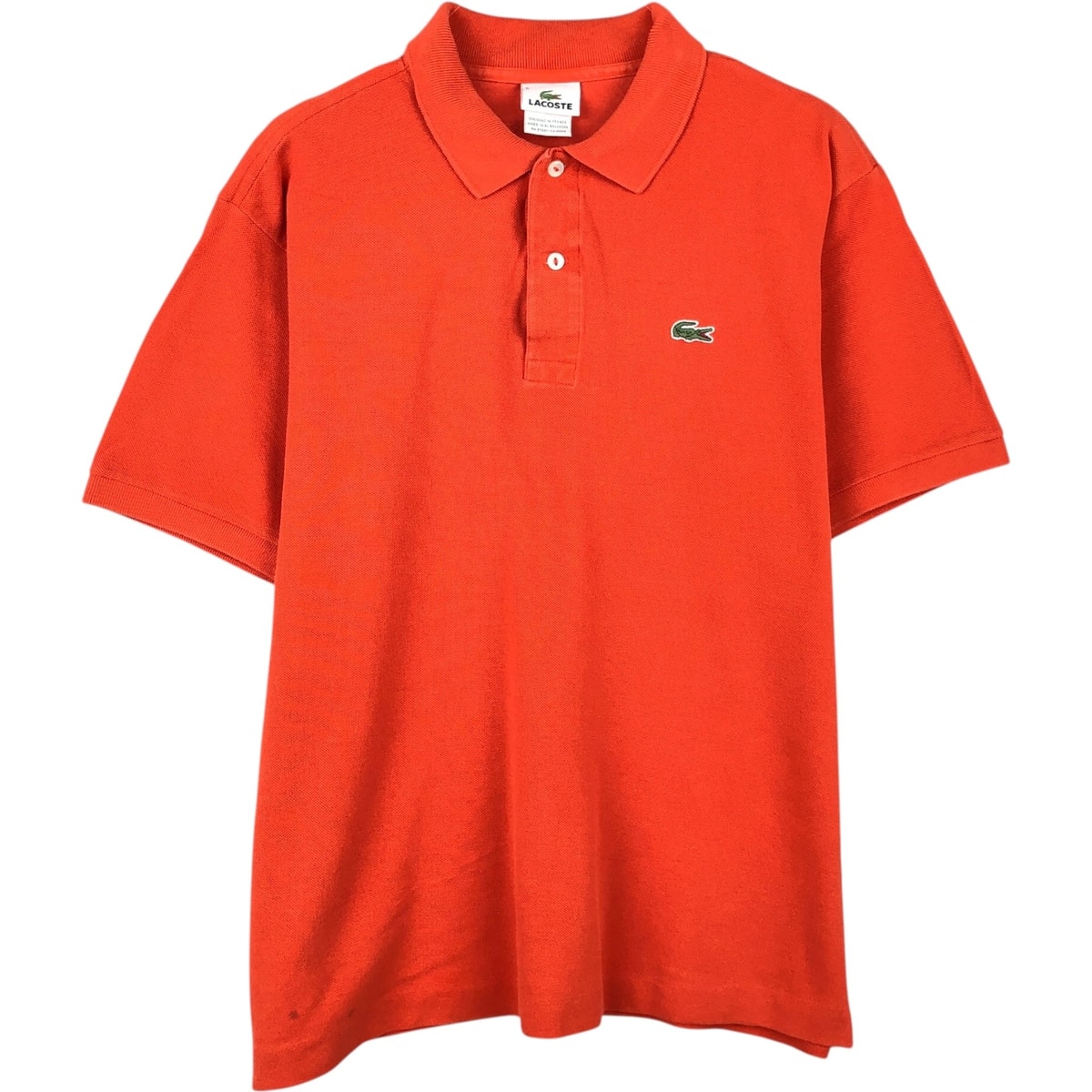 古着 ラコステ LACOSTE フランス企画 半袖 ポロシャツ 5 メンズL相当/eaa622687