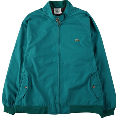 古着 80年代 ラコステ LACOSTE IZOD ハリントンジャケット スイングトップ メンズXL相当/eaa664567