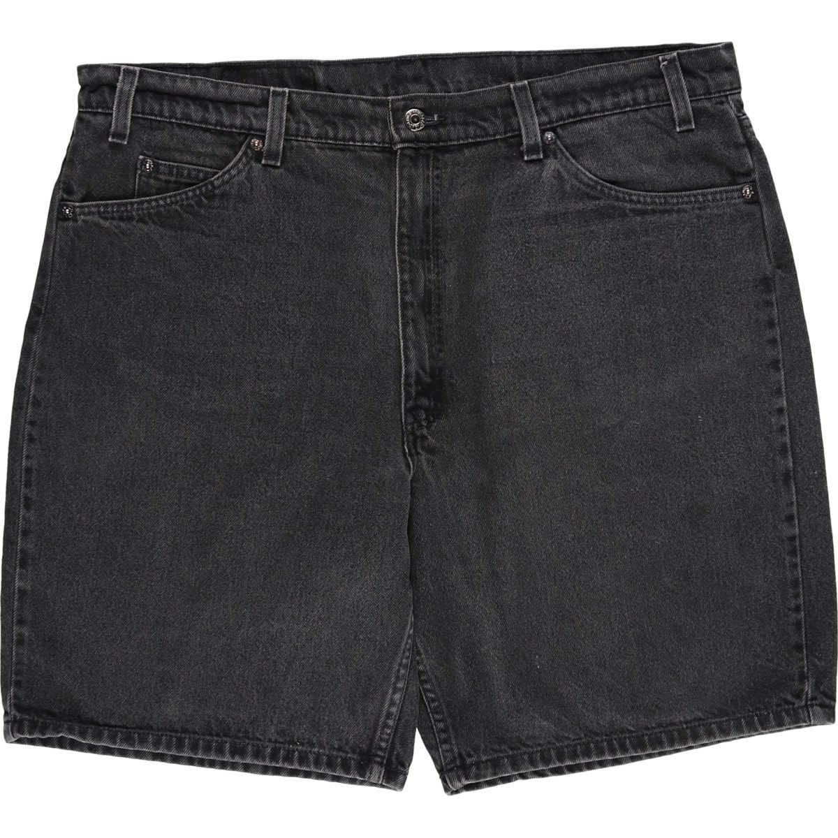 古着 ビッグサイズ 90年代 リーバイス Levi's 550 RELAXED FIT オレンジタブ ブラックデニムショーツ ショートパンツ メンズw41相当 ヴィンテージ/eaa478190