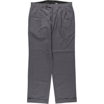 古着 ラルフローレン Ralph Lauren LAUREN ローレン ツータック ウールパンツ スラックス メンズw33相当/eaa630247
