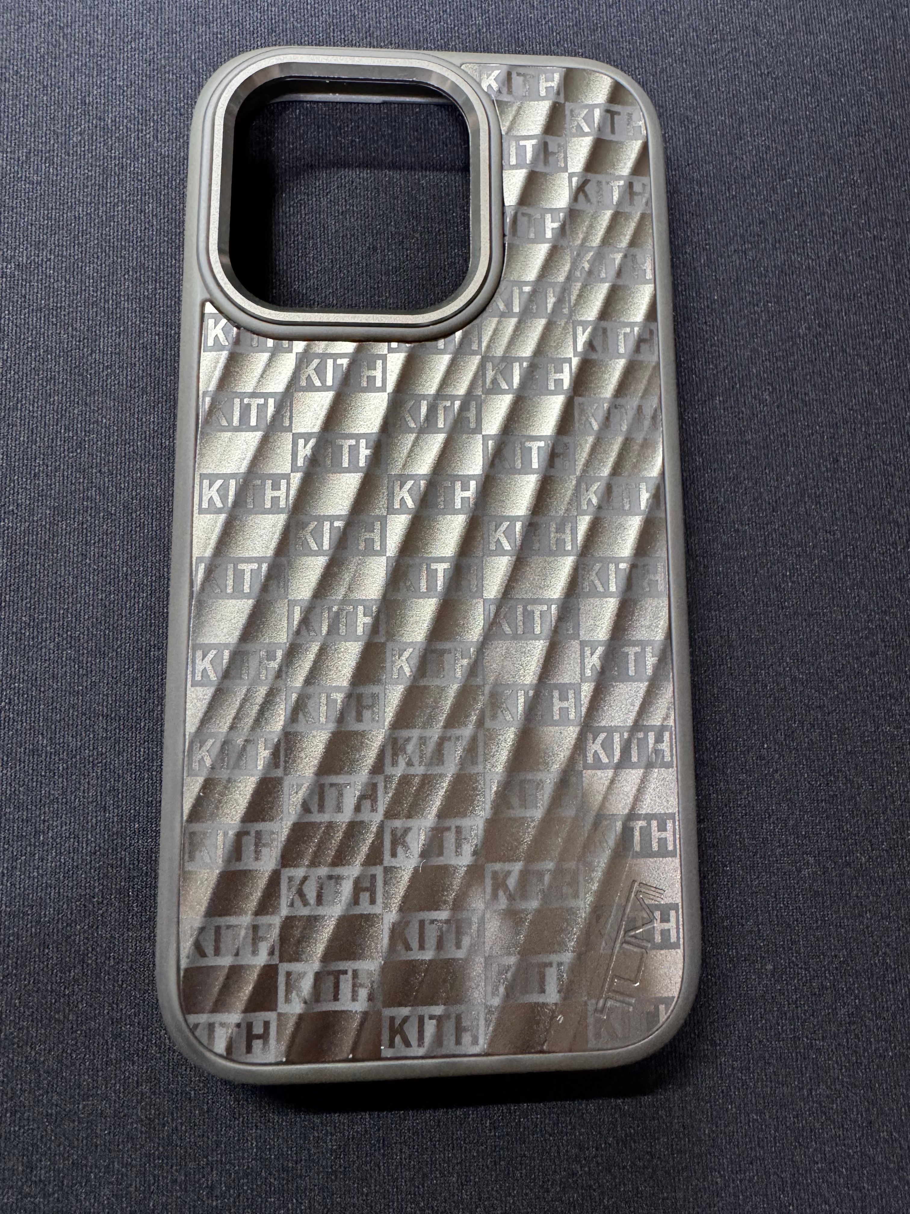 Kith x TUMI Aluminum iPhone 15 Pro Case "Plaster"