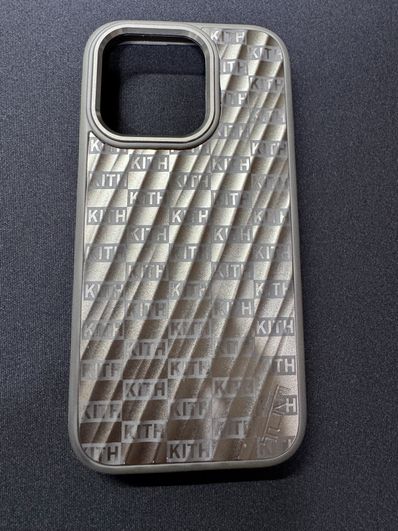 Kith x TUMI Aluminum iPhone 15 Pro Case "Plaster"