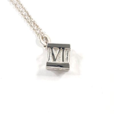 ティファニー ネックレス アトラス キューブ シルバー