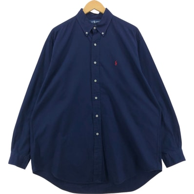 古着 ラルフローレン Ralph Lauren BLAKE 長袖 ボタンダウンシャツ メンズL相当/eaa561022