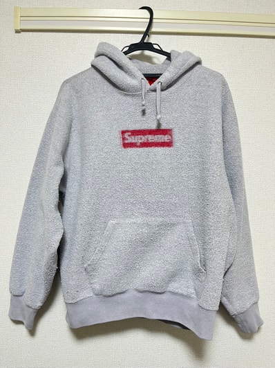 Supreme Inside Out Box Logo Hooded Sweatshirt "Heather Grey"