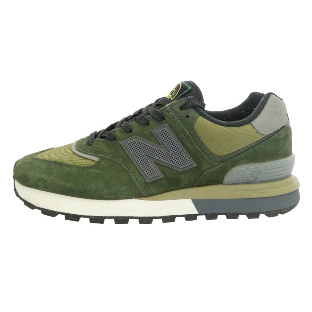 NEW BALANCE ニューバランス STONE ISLAND ストーンアイランド 24SS U574LGIL × Stone Island 574 Legacy Dark Green ストーンアイランド スニーカー 29cm【中古】