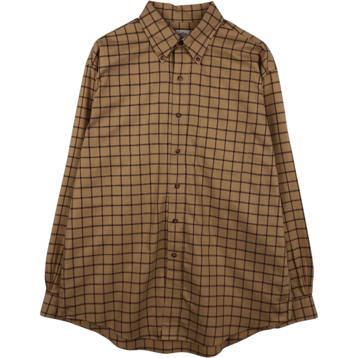 古着 ブルックスブラザーズ Brooks Brothers 346 長袖 ボタンダウンチェックシャツ メンズL相当/eaa665977