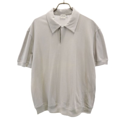 ARMANI COLLEZIONI アルマーニコレッツォーニ イタリア製 半袖 ポロシャツ L グレー
