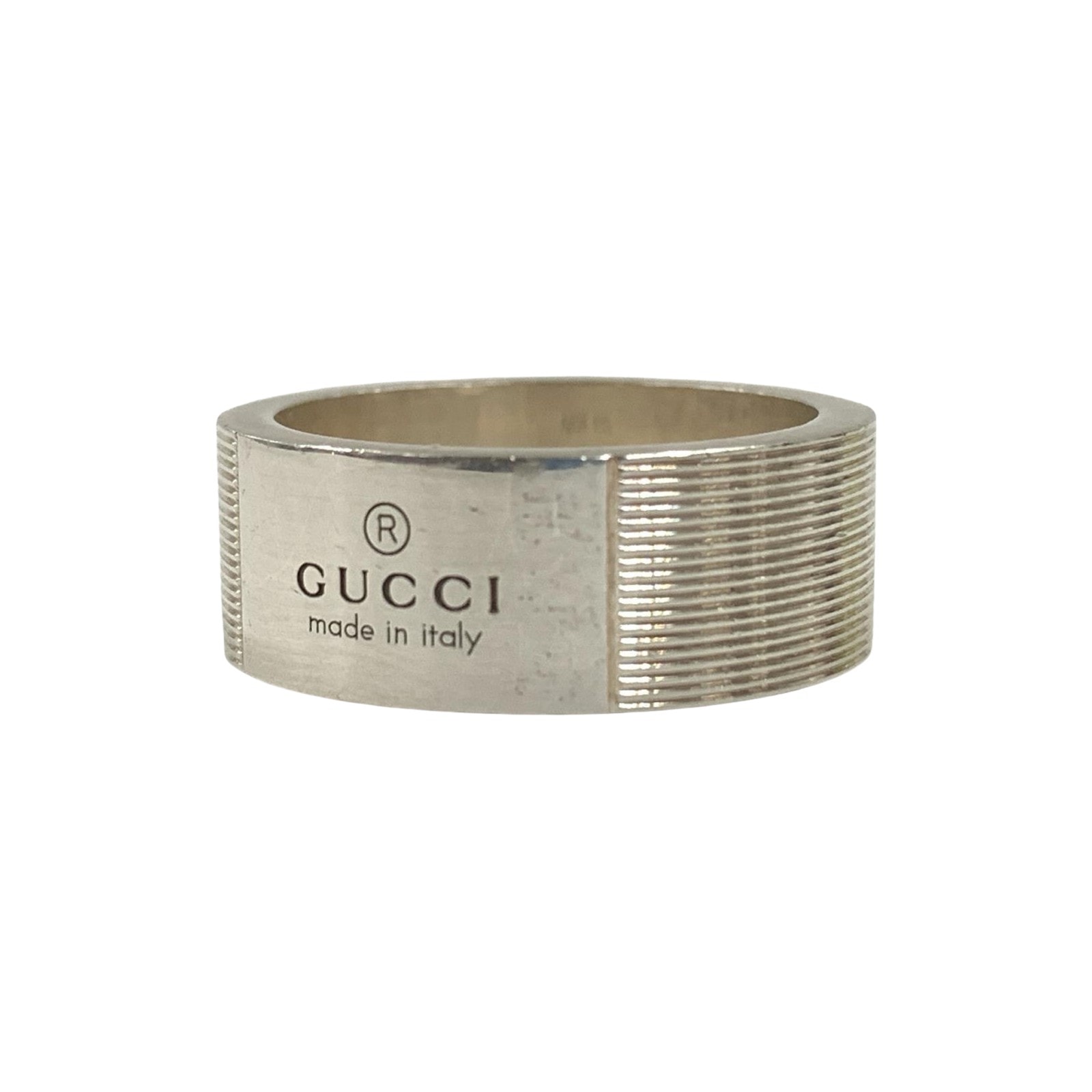 GUCCI グッチ ロゴ リング Ag 925 9.8g リング 指輪 シルバー