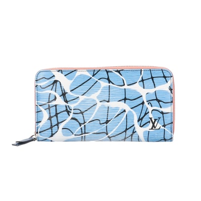 ルイヴィトン ジッピーウォレット エピ アクアパターン 長財布 エピレザー M56233 レディース LOUIS VUITTON 中古